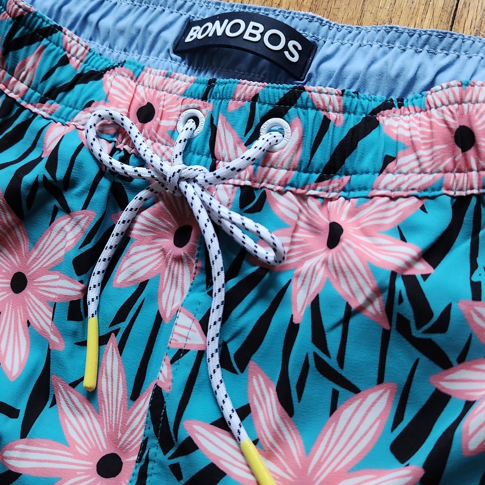 *BRAND NEW* Bonobos Riviera Recycled Swim Trunks 7"